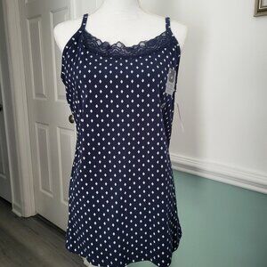Catherines, Suprema Collection, Navy Blue, 1x with Adjustable Straps, NWT